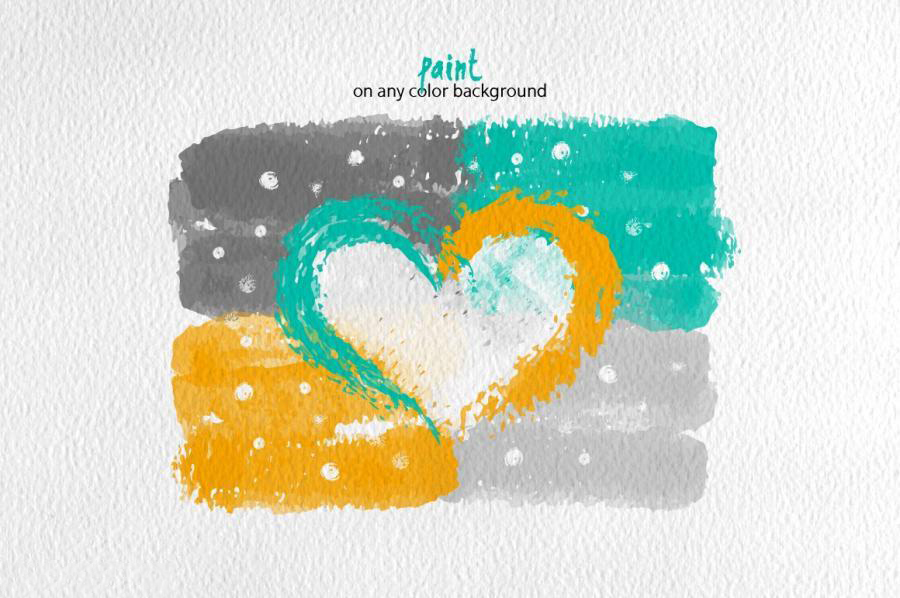 AI笔刷-逼真墨水水彩纹理笔刷素材资源 笔刷资源 sucaiwan.com