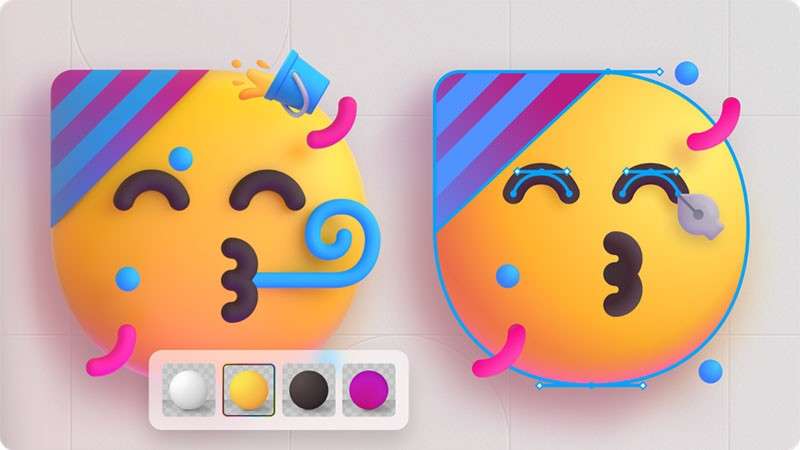 1500+微软开源3D表情Emoji 图标素材 sucaiwan.com