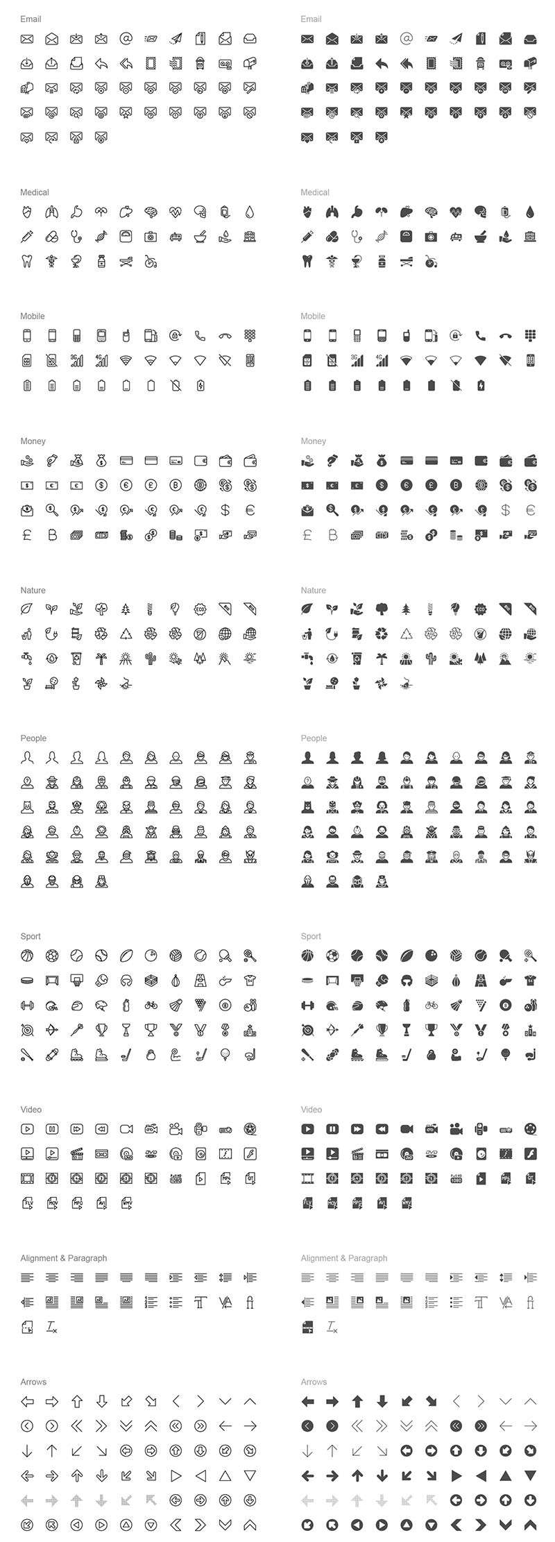 4K+UI图标设计素材，Sketch AI PNG格式 图标素材 sucaiwan.com