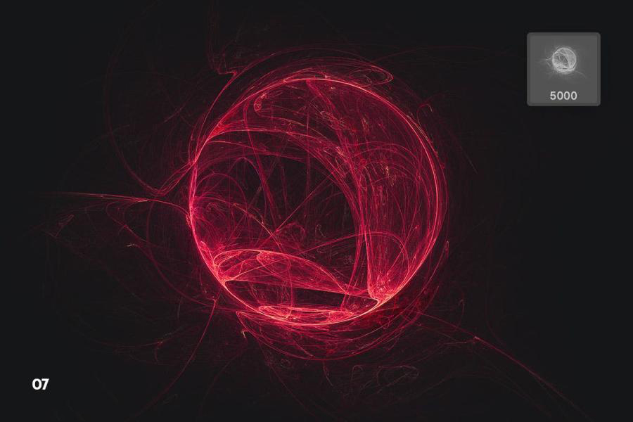 PS笔刷-高科技梦幻球状图案PS笔刷素材资源 笔刷资源 sucaiwan.com