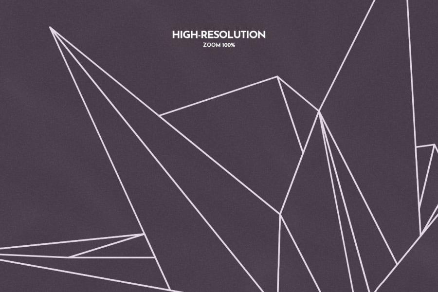 PS笔刷-抽象几何多边形线框图案PS笔刷素材资源 笔刷资源 sucaiwan.com