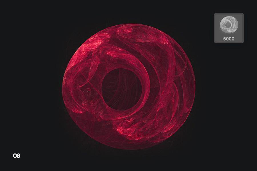 PS笔刷-高科技梦幻球状图案PS笔刷素材资源 笔刷资源 sucaiwan.com