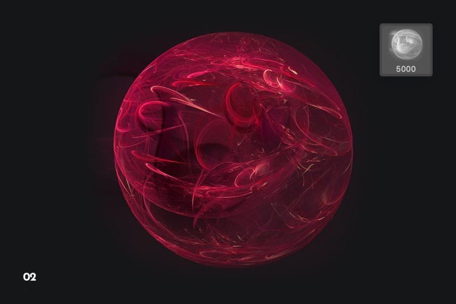 PS笔刷-高科技梦幻球状图案PS笔刷素材资源 笔刷资源 sucaiwan.com