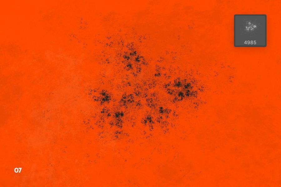 PS笔刷-粗糙脏乱裂纹图案PS笔刷素材 笔刷资源 sucaiwan.com