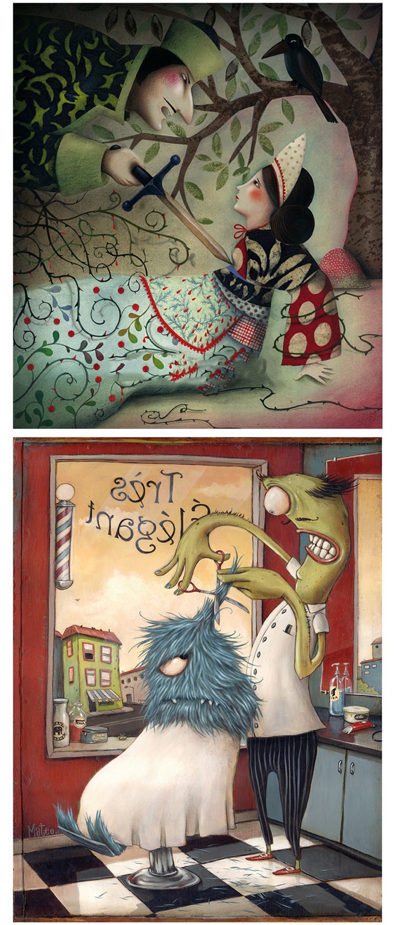 5157张儿童插画作品图集，可用于学习临摹参考 设计素材 sucaiwan.com