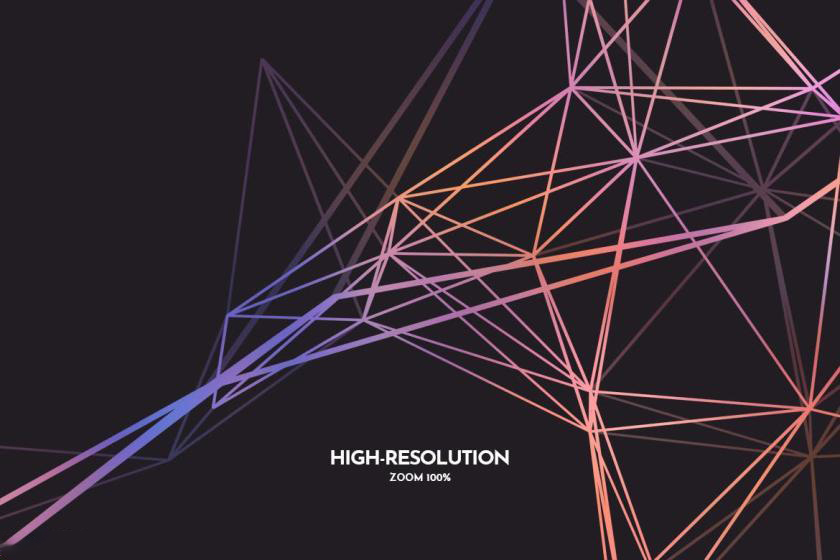 PS笔刷-多边形网格球体Photoshop笔刷素材 笔刷资源 sucaiwan.com