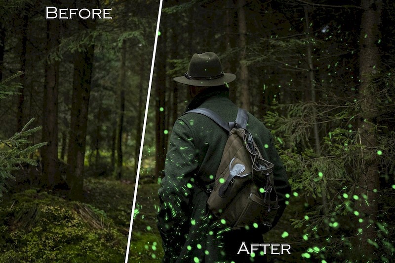 PS笔刷-火花光斑效果PS笔刷素材下载 笔刷资源 sucaiwan.com