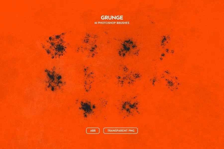 PS笔刷-粗糙脏乱裂纹图案PS笔刷素材 笔刷资源 sucaiwan.com