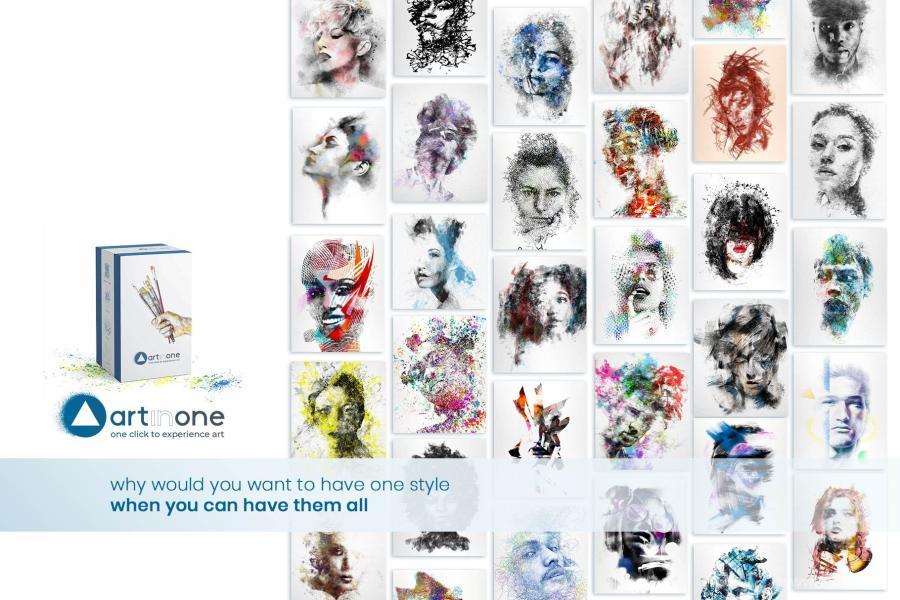 PS笔刷-圆珠粉笔彩铅蜡笔油漆人像绘画效果PS笔刷素材 笔刷资源 sucaiwan.com