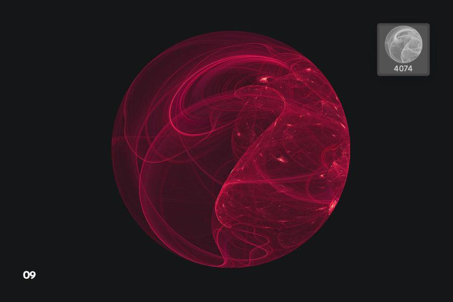 PS笔刷-高科技梦幻球状图案PS笔刷素材资源 笔刷资源 sucaiwan.com