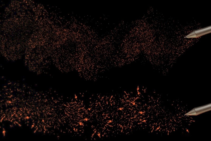 PS笔刷-火花光斑效果PS笔刷素材下载 笔刷资源 sucaiwan.com