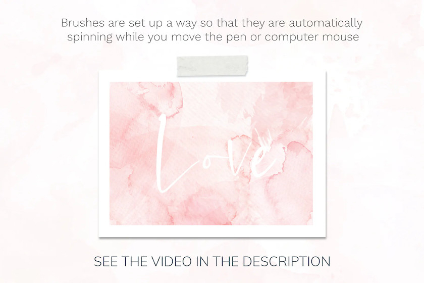 PS笔刷-水彩背景效果Photoshop笔刷素材合集 笔刷资源 sucaiwan.com