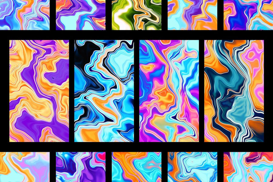 背景素材-液态流体酸性质感手机媒体背景图片JPG素材 图片素材 sucaiwan.com