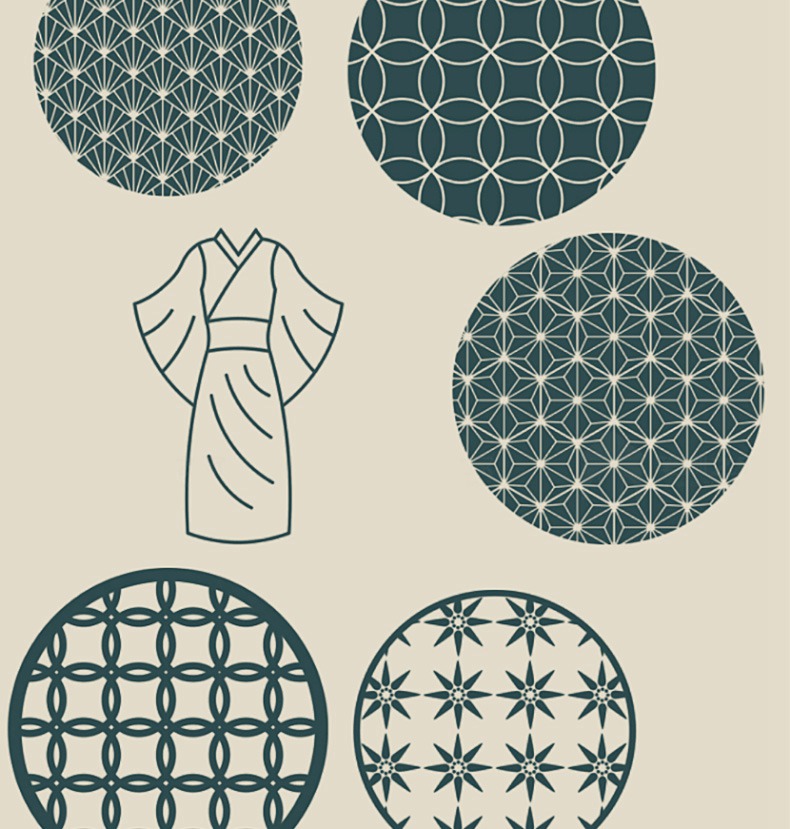 100款新款中国风素材procreate笔刷装饰古风仙鹤扇子祥云烟花纹ps画笔 设计素材 sucaiwan.com