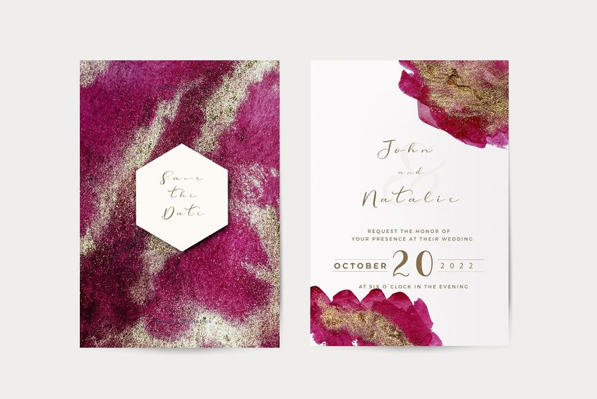 PNG素材-粉红色水彩金色纹理背景图PNG素材 图片素材 sucaiwan.com