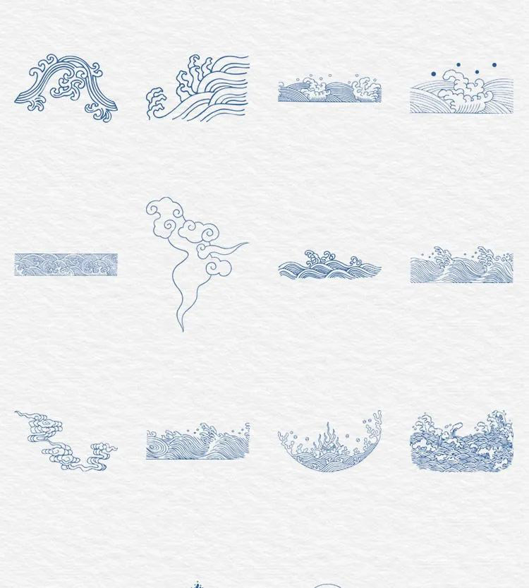 PNG素材-163款古典中式中国风祥云AI/PNG格式元素合集 图片素材 sucaiwan.com