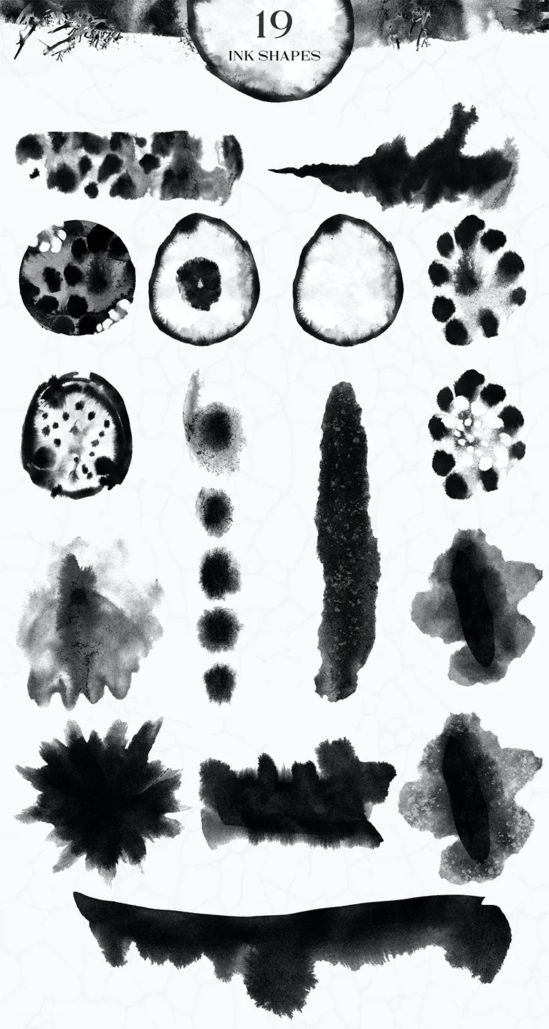 PNG素材-中国风水墨效果png背景图片素材 图片素材 sucaiwan.com