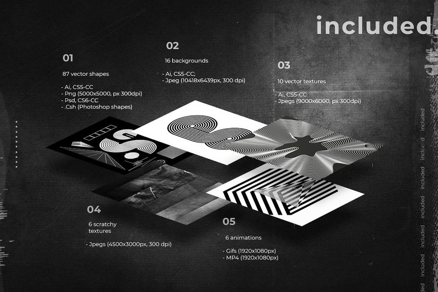 PNG素材-抽象矢量几何线条形状背景纹理素材 图片素材 第2张-素材湾丨精选海外优质设计素材资源 PNG素材-抽象矢量几何线条形状背景纹理素材 图片素材 sucaiwan.com