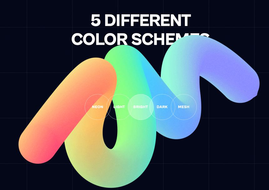 PNG素材-110款渐变彩色的抽象形状AI和PNG素材包 图片素材 第4张-素材湾丨精选海外优质设计素材资源 PNG素材-110款渐变彩色的抽象形状AI和PNG素材包 图片素材 sucaiwan.com