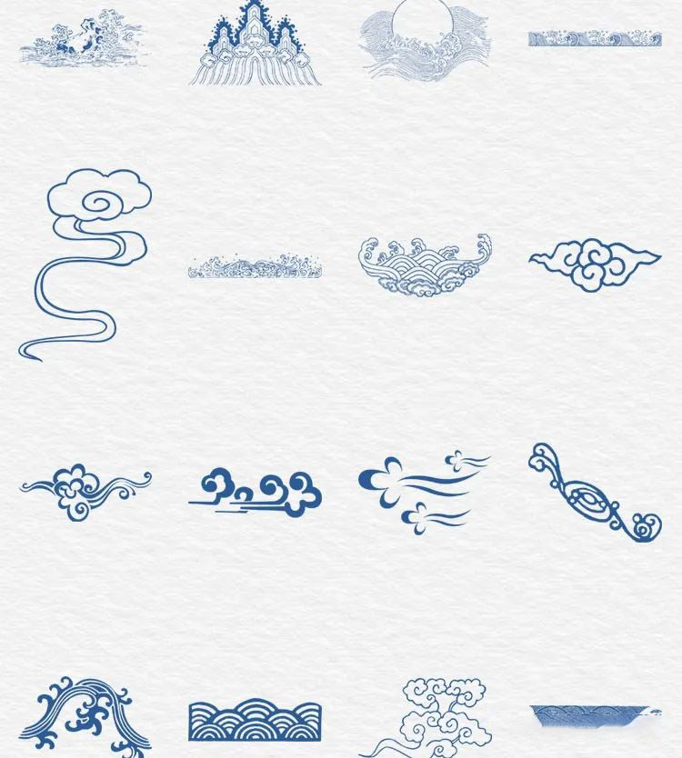 PNG素材-163款古典中式中国风祥云AI/PNG格式元素合集 图片素材 sucaiwan.com