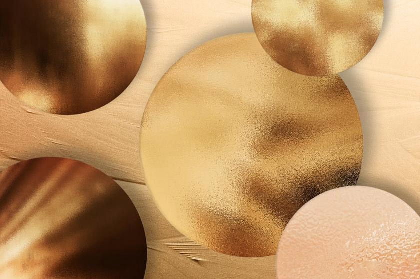 背景素材-高级金色闪光质感金箔纹理背景图片素材 图片素材 sucaiwan.com