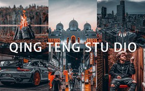 8款ins工业风未来科幻重金属城市夜景街拍LR/PS滤镜PR/FCPX达芬奇LUT