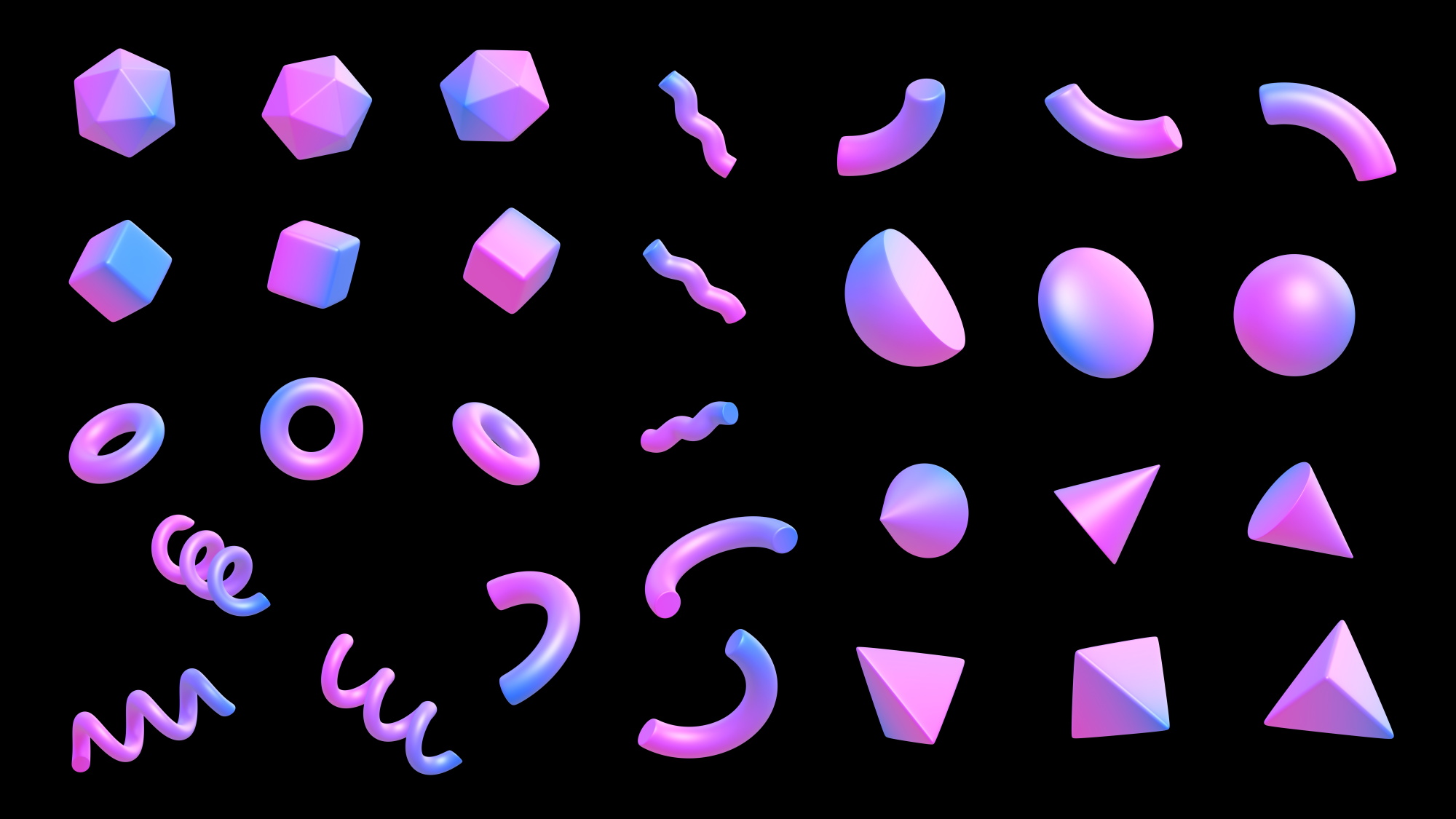 PNG素材-最新抽象几何3D立体图标PSD+PNG格式素材合集 图片素材 第5张-素材湾丨精选海外优质设计素材资源 PNG素材-最新抽象几何3D立体图标PSD+PNG格式素材合集 图片素材 sucaiwan.com