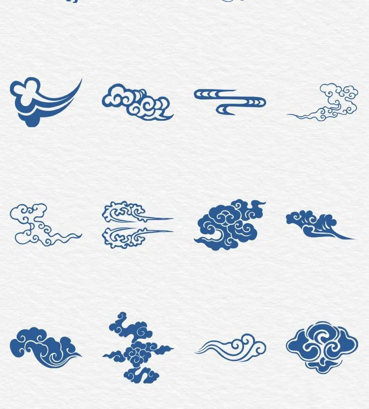 PNG素材-163款古典中式中国风祥云AI/PNG格式元素合集 图片素材 sucaiwan.com