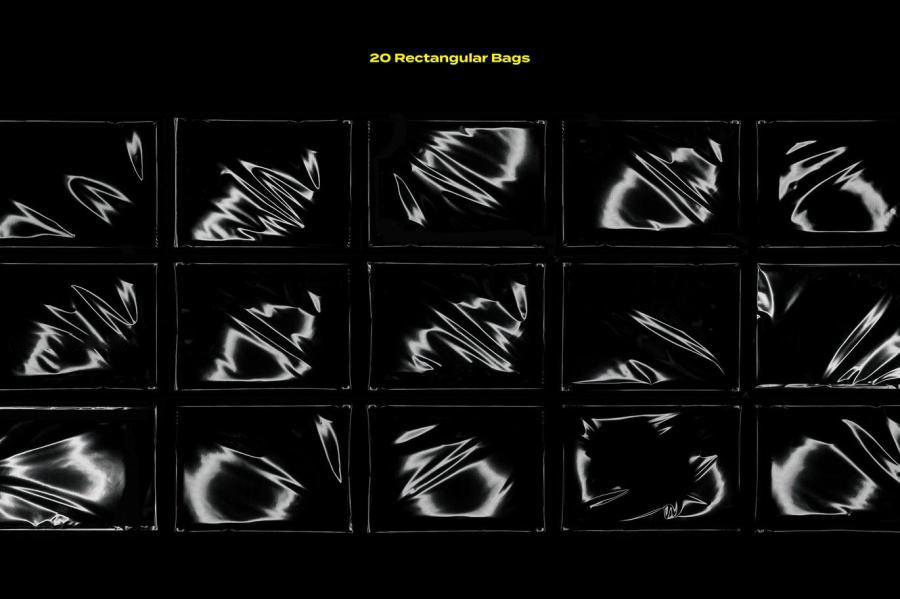 JPG素材-透明塑料薄膜叠加纹理图片素材 图片素材 sucaiwan.com