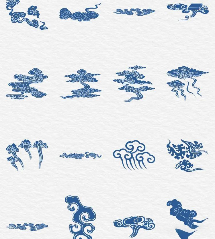 PNG素材-163款古典中式中国风祥云AI/PNG格式元素合集 图片素材 sucaiwan.com