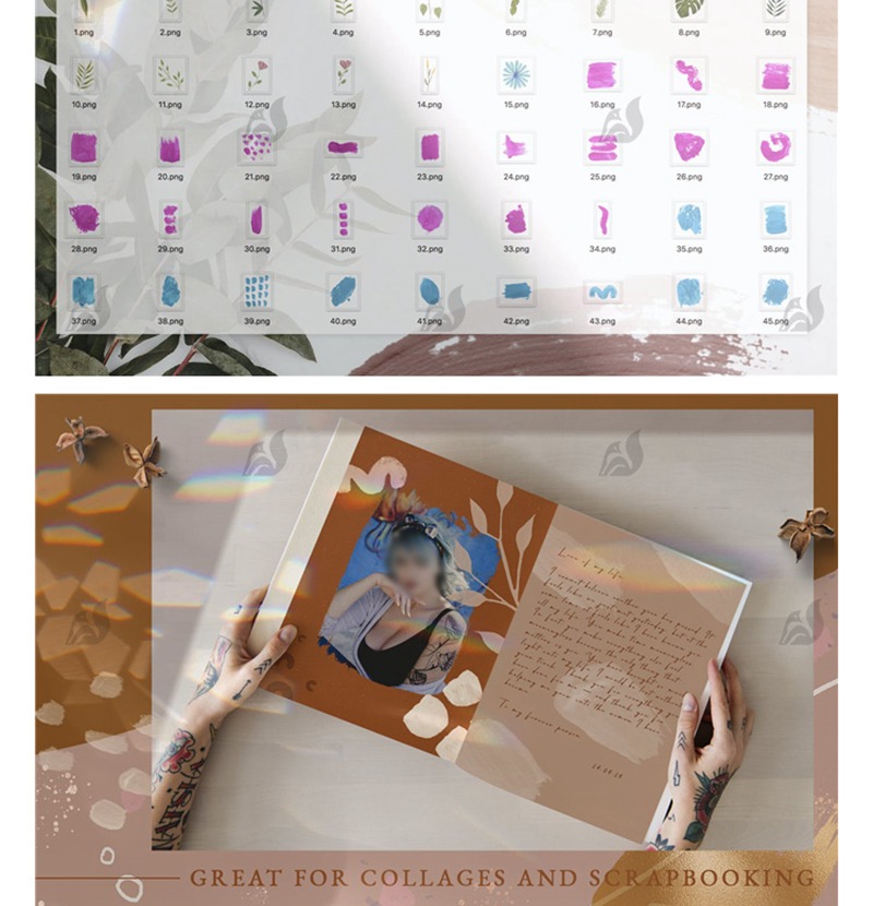 105款简约几何不规则图形装饰ps笔刷Procreate笔刷png免抠图案手绘素材 笔刷资源 sucaiwan.com