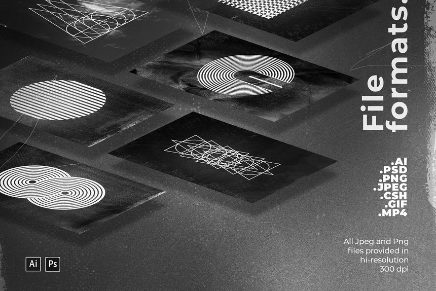 PNG素材-抽象矢量几何线条形状背景纹理素材 图片素材 第3张-素材湾丨精选海外优质设计素材资源 PNG素材-抽象矢量几何线条形状背景纹理素材 图片素材 sucaiwan.com