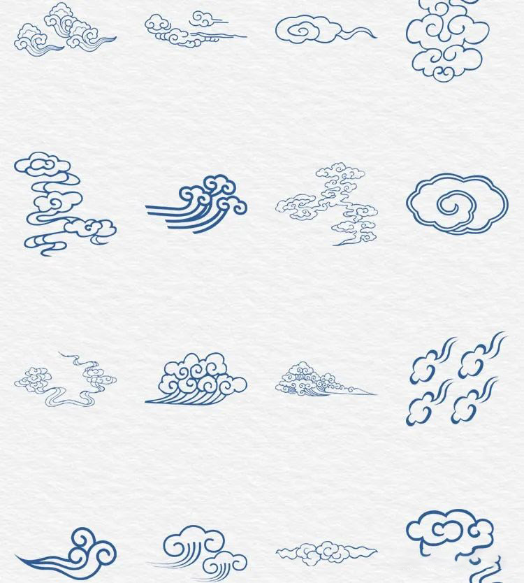 PNG素材-163款古典中式中国风祥云AI/PNG格式元素合集 图片素材 sucaiwan.com