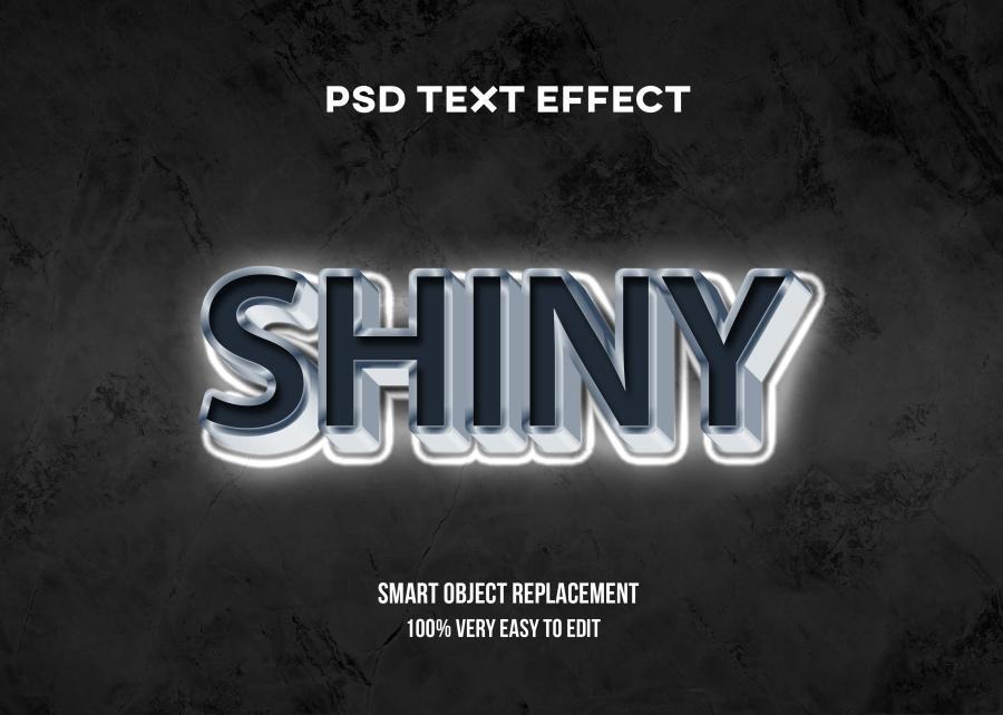 PSD模板-3D立体Logo标题特效文字PS样机模板 图片素材 sucaiwan.com
