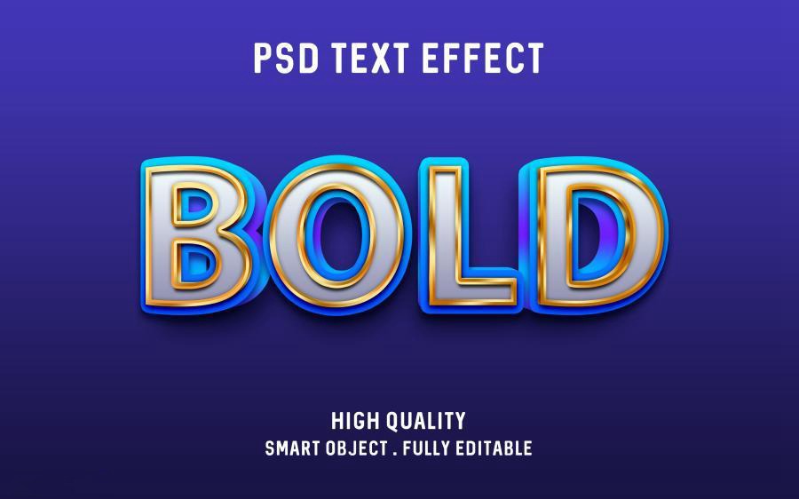 PSD模板-3D立体Logo标题特效文字PS样机模板 图片素材 sucaiwan.com