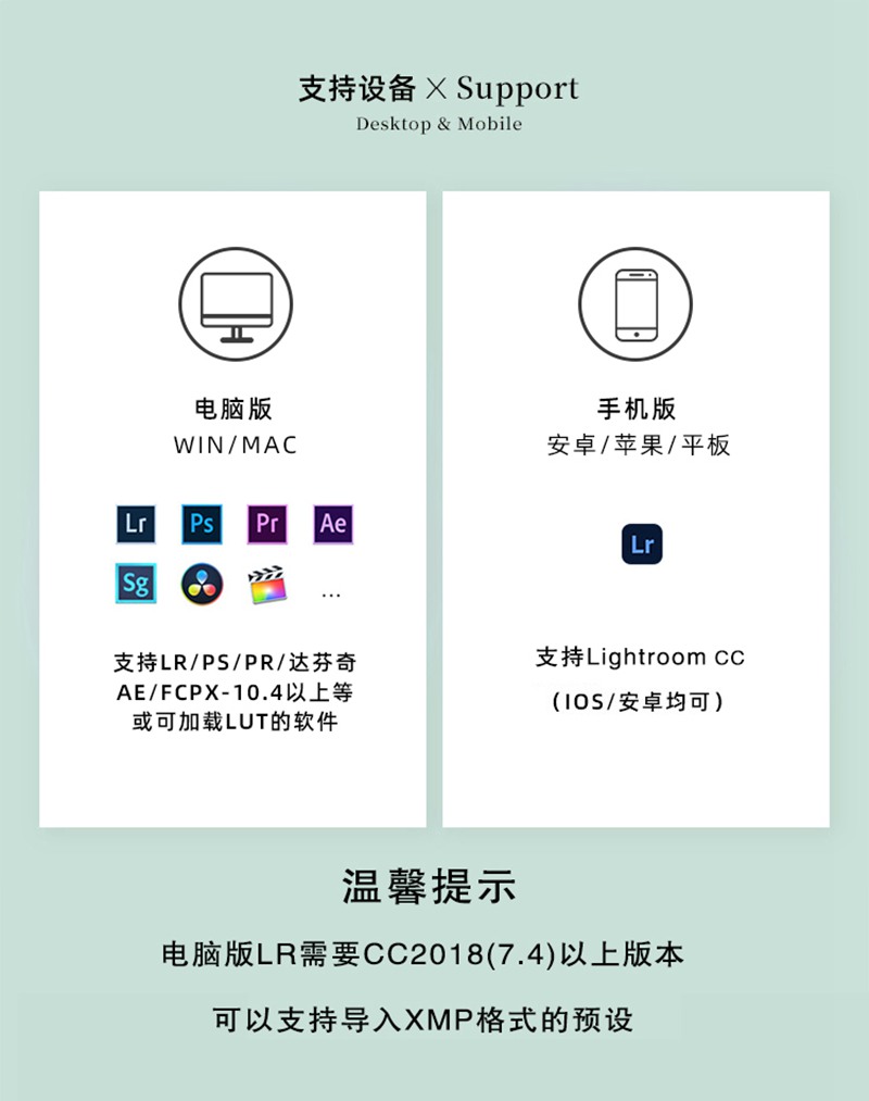 28款柯达5207哈苏X5仿冲扫胶片黄蓝调PR/FCPX达芬奇视频手机LR滤镜PS预设 插件预设 sucaiwan.com