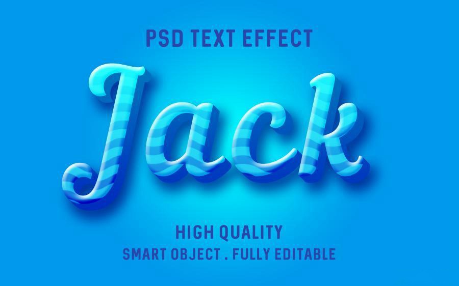PSD模板-3D立体Logo标题特效文字PS样机模板 图片素材 sucaiwan.com