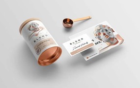 样机模板-精品高级咖啡文创品牌VI样机合集