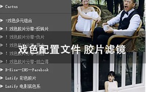 500多款颜色戏色配置文件 胶片滤镜 lr ps 通用 预设