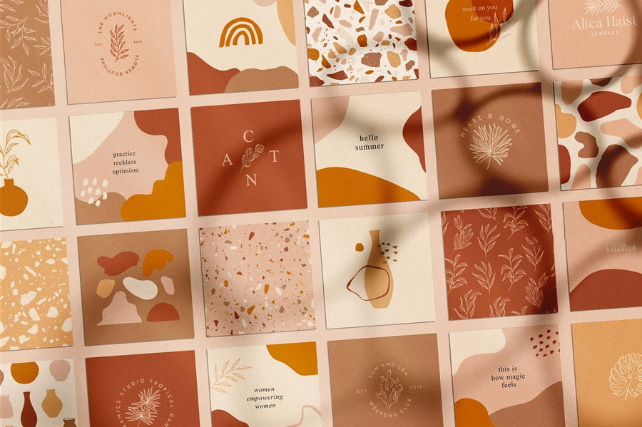 背景素材-130款抽象形状平面图形PNG素材 图片素材 sucaiwan.com