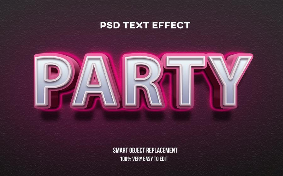 PSD模板-3D立体Logo标题特效文字PS样机模板 图片素材 sucaiwan.com