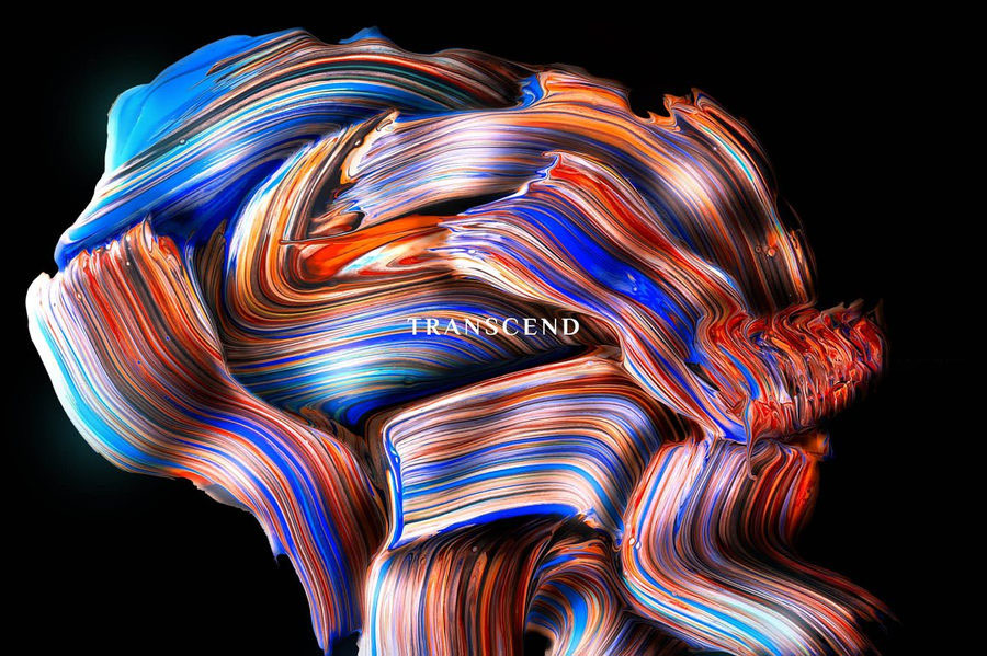 背景素材-颜料涂抹刷痕笔触效果背景图形纹理素材 图片素材 sucaiwan.com