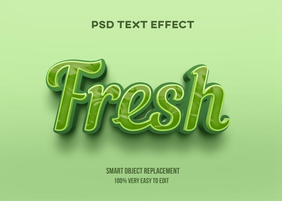 PSD模板-3D立体Logo标题特效文字PS样机模板 图片素材 sucaiwan.com