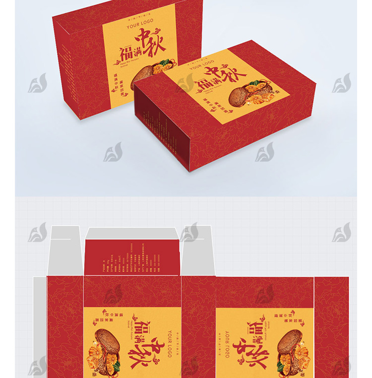 644款食品礼盒易拉罐手提袋平面样机包装模型展开图AI/PSD设计素材模板 图片素材 sucaiwan.com