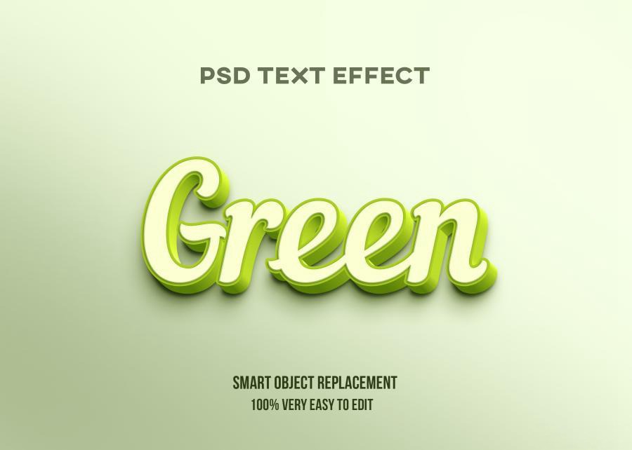 PSD模板-3D立体Logo标题特效文字PS样机模板 图片素材 sucaiwan.com