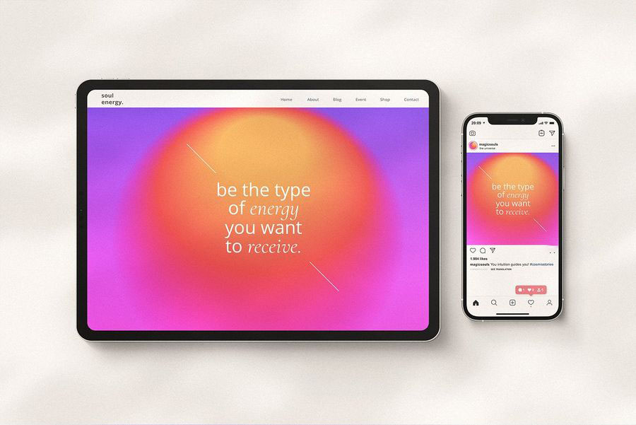 背景素材-幻彩渐变颗粒感效果矢量背景纹理素材 图片素材 sucaiwan.com