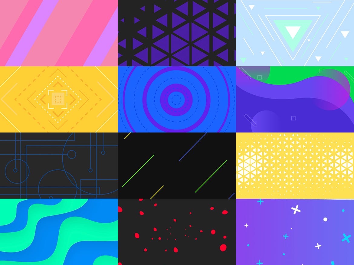 背景素材-100款时尚绚丽的背景底纹纹理模板 图片素材 sucaiwan.com