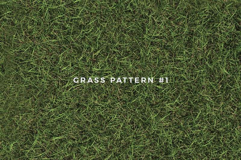 高清无缝草坪背景图案，PAT格式 图片素材 sucaiwan.com
