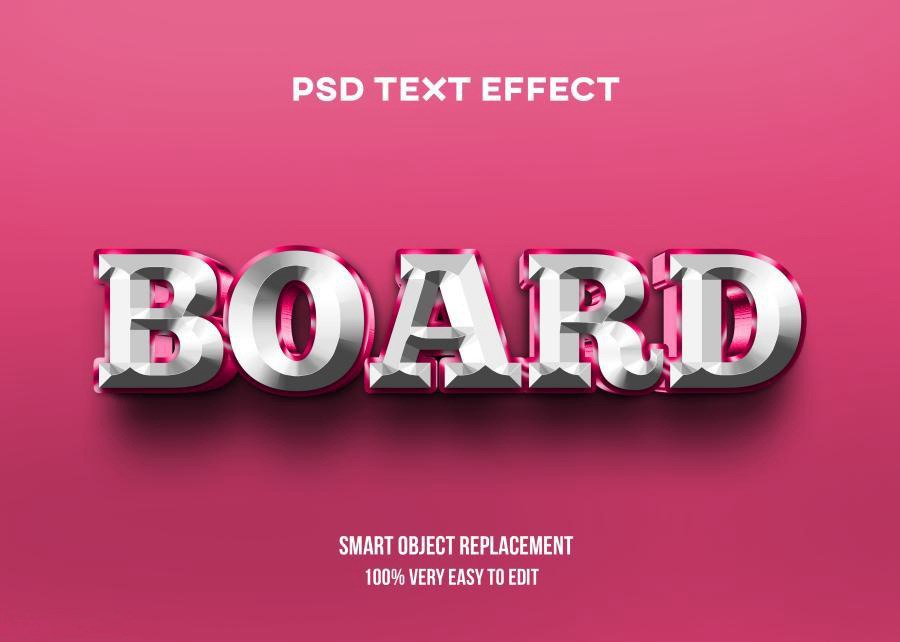 PSD模板-3D立体Logo标题特效文字PS样机模板 图片素材 sucaiwan.com