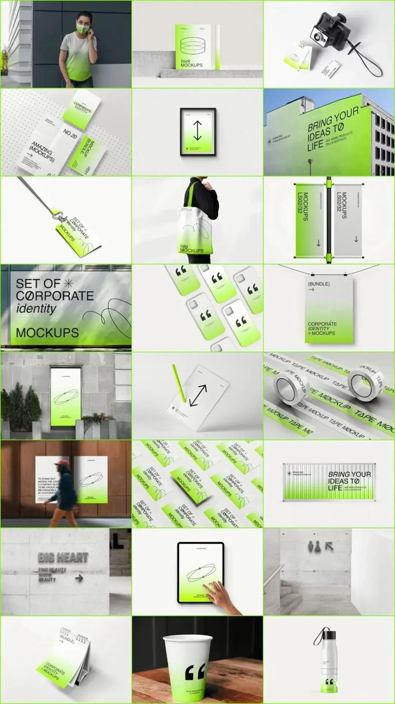 高颜值品牌文创产品PSD样机模板合集 图片素材 sucaiwan.com